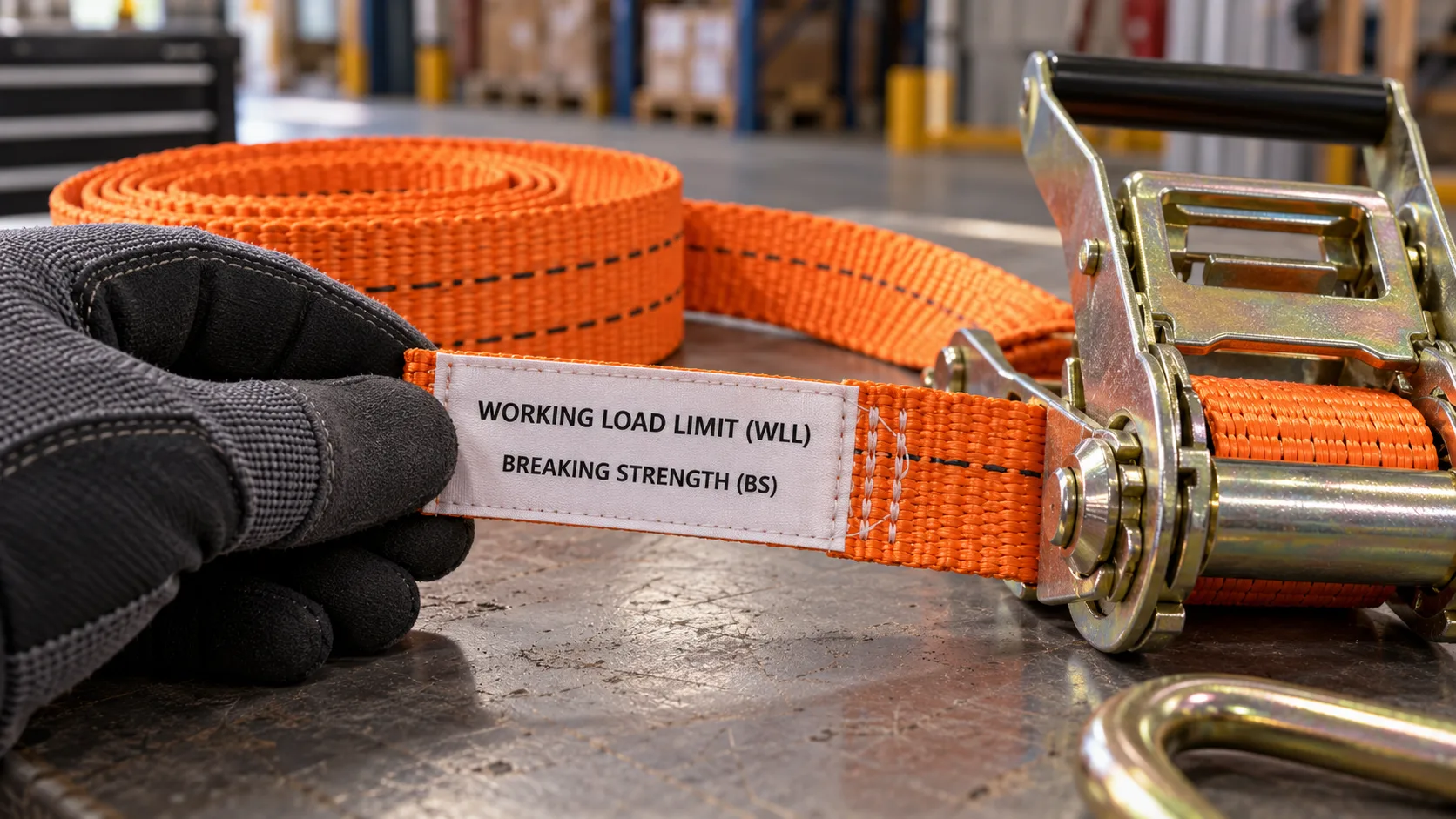 How to Read a Tie-Down Strap Label